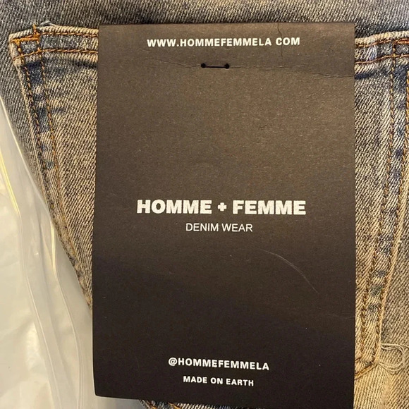 HOMME FEMME TWILIGHT SUNSET JEANS 32 - Picture 11 of 13